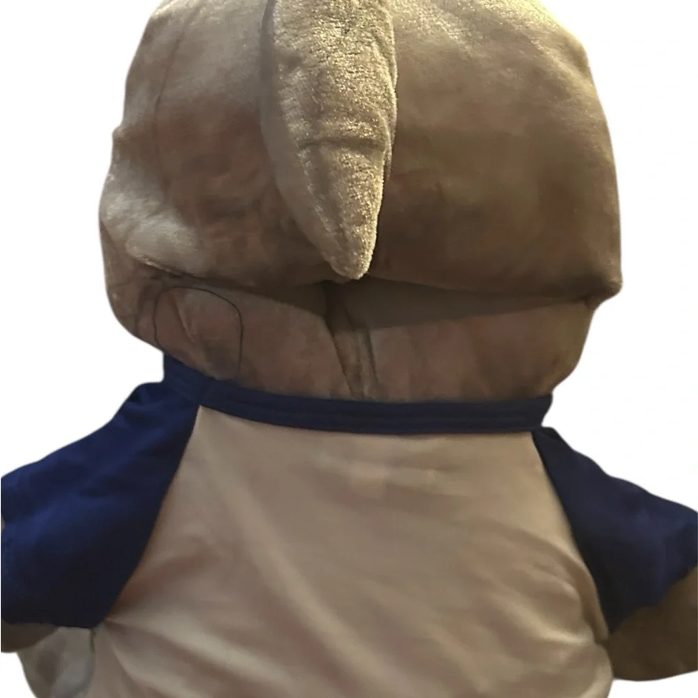 Gray Shark Plush Toy with Blue Shirt - Picture 2 of 2